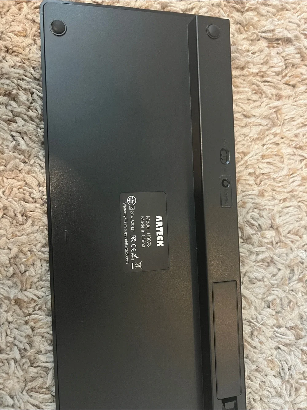 Slim Wireless Keyboard - Black